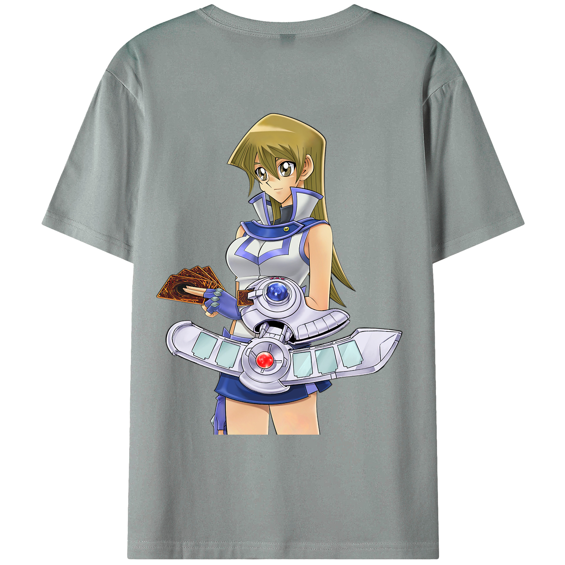 （画像用） 遊☆戯☆王 Yu-Gi-Oh! 綿100％ メンズ半袖Tシャツ（バックプリント） 通気性